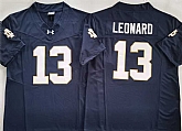 Men's Notre Dame Fighting Irish #13 Riley Leonard Navy 2024 F.U.S.E. Limited Stitched Jersey,baseball caps,new era cap wholesale,wholesale hats
